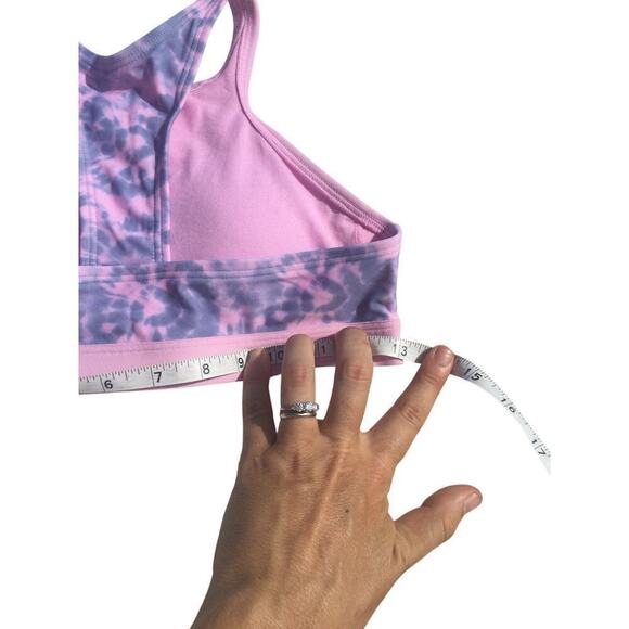 Athleta girls swimsuit top NEW size 12 pink purple swim free spirit bikini - Picture 9 of 10